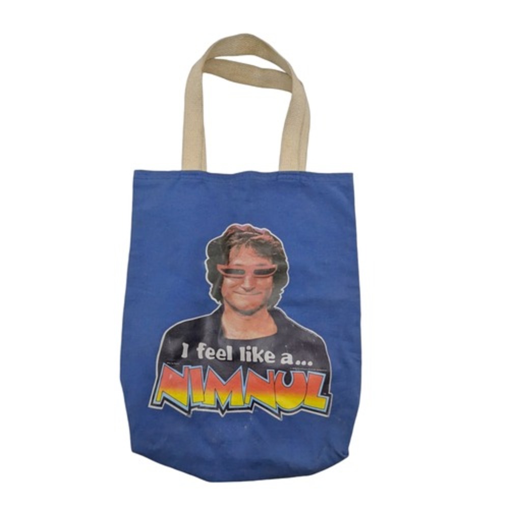 1978 Roach Mork And Mindy I Feel Like A Nimnul Cloth Shoulder Bag 15 x 11.5